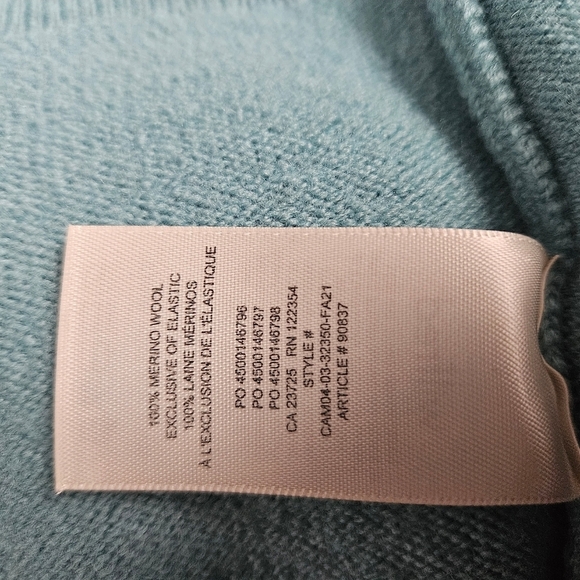 Wilfred Aqua Green Cyprie Pullover Sweater Size S - Picture 6 of 7